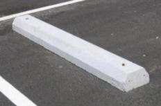 concrete parking block